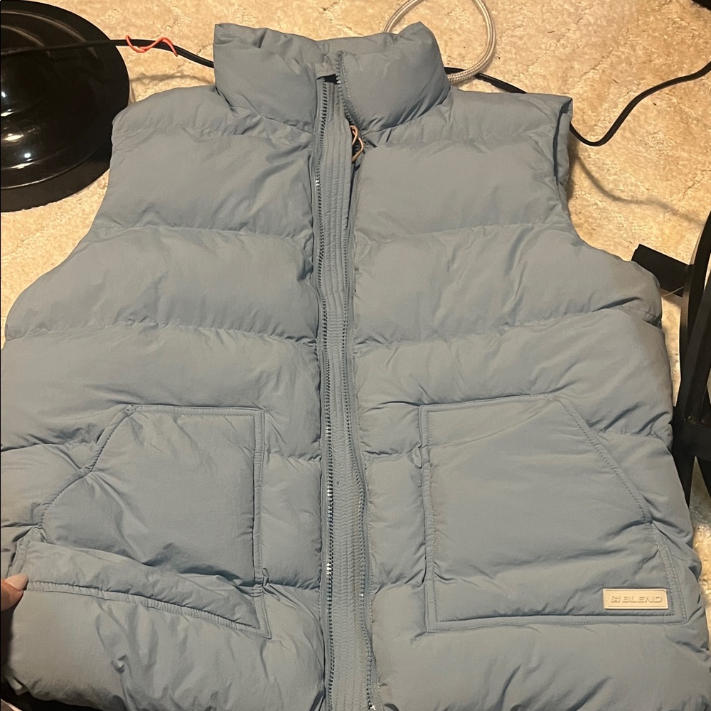 Men's light blue Puffer Vest